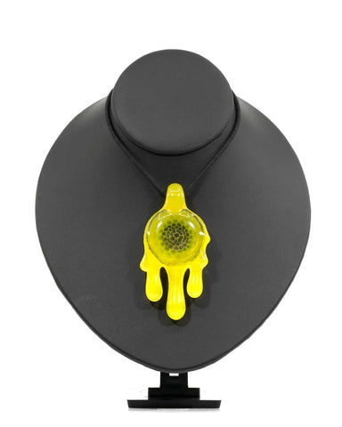 Beak Glass: Lemon Honeycomb Pendant